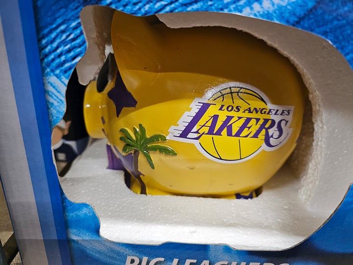 LOS ANGELES LAKERS Piggy Bank - Large MADE BY FOREVER COLLECTIBLES