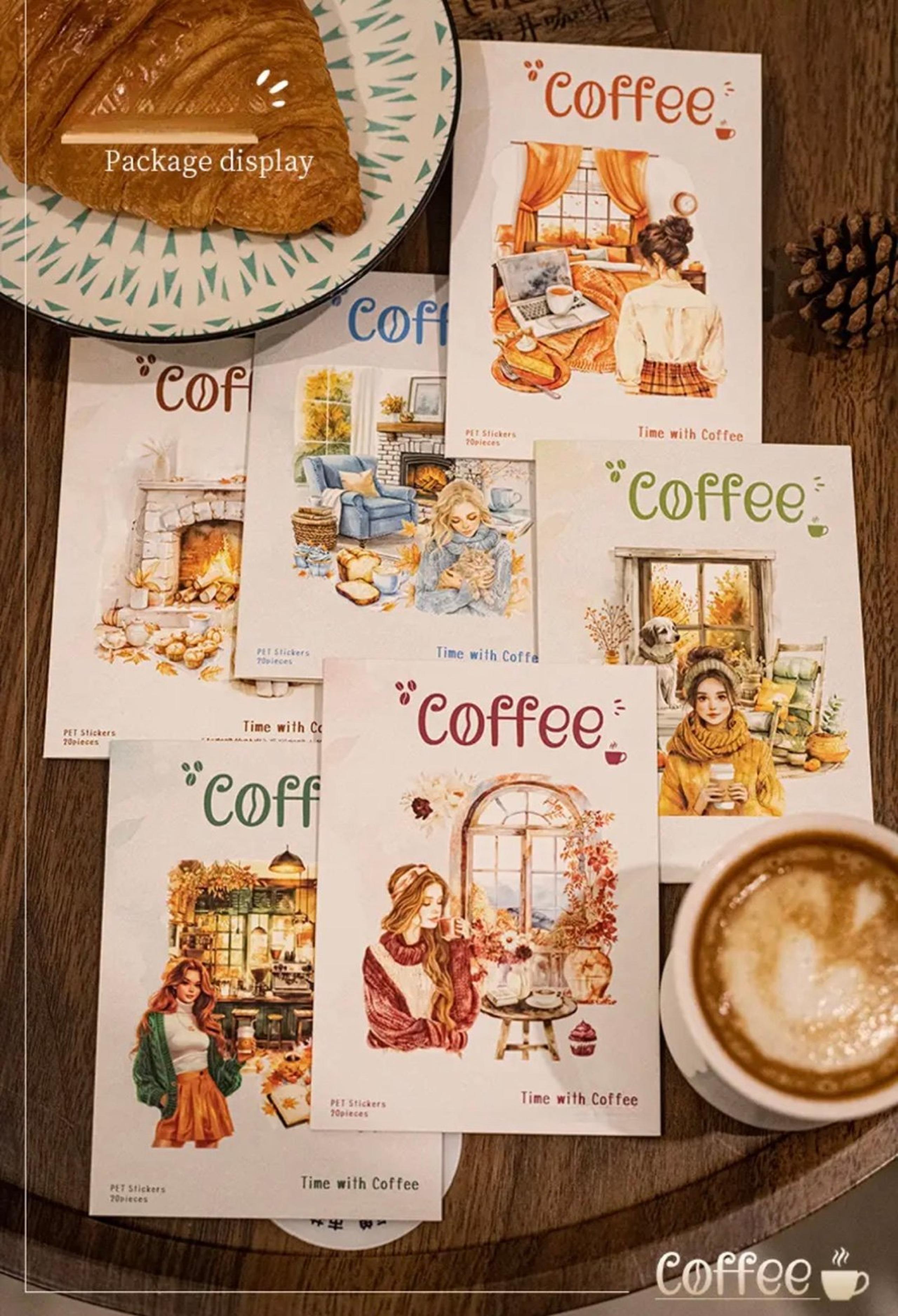 Time with Coffee Series Stickers