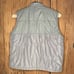 Mens Winston Faux Fur Lined Puffer Vest 4XL Full Zip Front Pockets Two Tone Gray