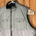 Mens Winston Faux Fur Lined Puffer Vest 4XL Full Zip Front Pockets Two Tone Gray
