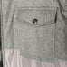 Mens Winston Faux Fur Lined Puffer Vest 4XL Full Zip Front Pockets Two Tone Gray