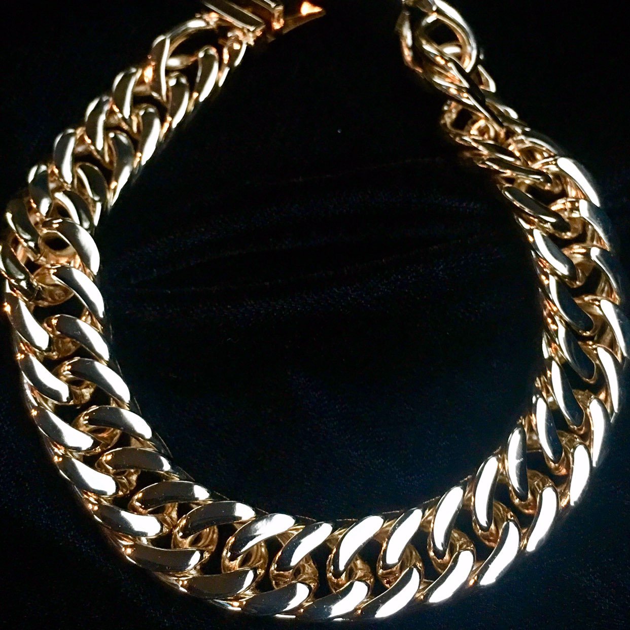 DOUBLE CUBAN LINK BRACELET 18K GOLD