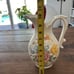 Vintage Avon Handpainted Flowers Ceramic Pitcher