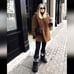 MANGO NWT Sz XS TEDDY Faux Fur Brown Coat Jacket Blogger's FAV. NEW