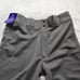 New men's L Mizuno baseball premier pro pants with hemmed open bottom in gray