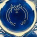 Vintage 12 Fiesta Cobalt Blue Footed Presentation Serving Bowl Fiesta 500 HLC