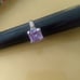 purple gemstone ring size 8 sterling vintage sale