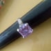 purple gemstone ring size 8 sterling vintage sale
