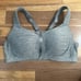 Victoria’s Secret Knockout Sports Bra, Gray, Zip-Front, 36C