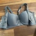 Victoria’s Secret Knockout Sports Bra, Gray, Zip-Front, 36C