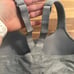Victoria’s Secret Knockout Sports Bra, Gray, Zip-Front, 36C