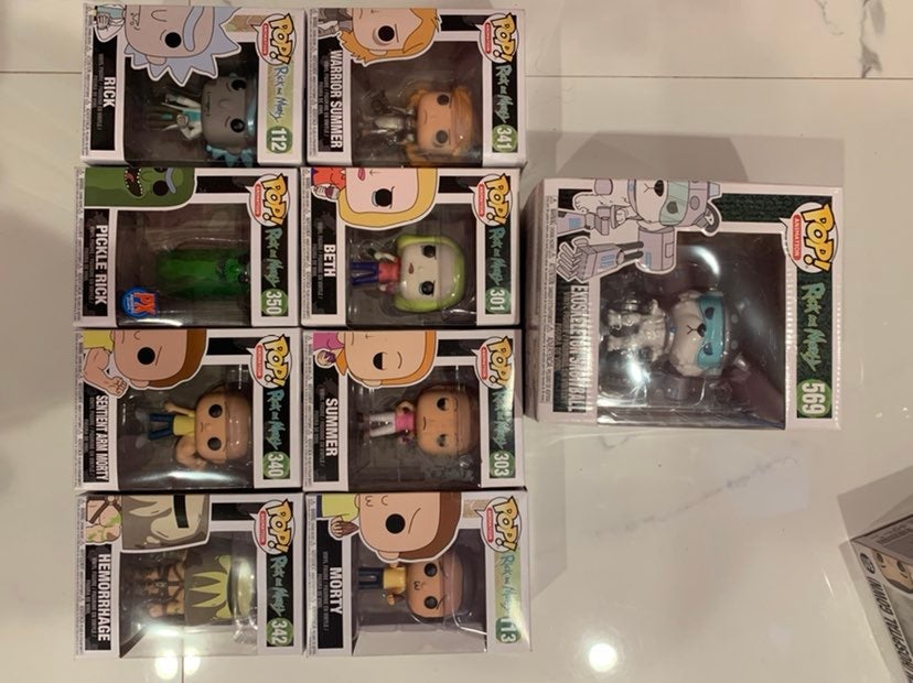 rick and morty Funko pop