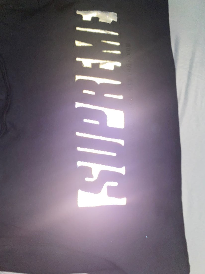 Supreme SS20 reflective cutout hoodie bl