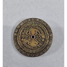 Vintage 1935 Radio Orphan Annie's S.S. Secret Society Decoder Badge Pin
