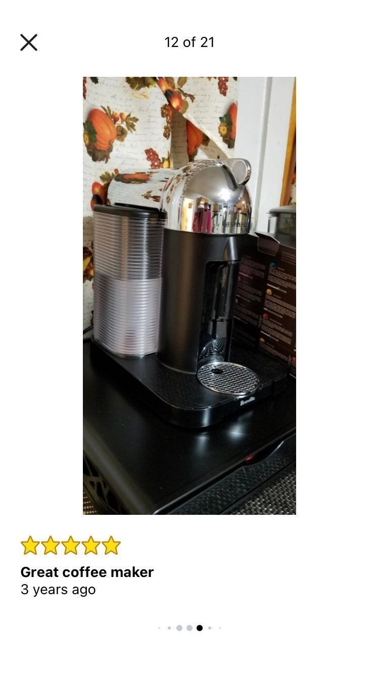 Nespresso Vertuo Chrome Machine