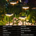 Solar Lights Outdoor Garden 4 Pack Solar Pathway Light 31 Tall