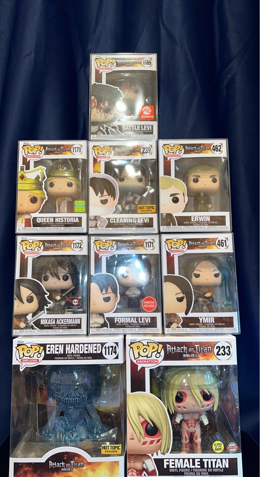 Attack on Titan Funko Pop Lot!