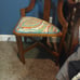 Set of 2 antique corner chairs.