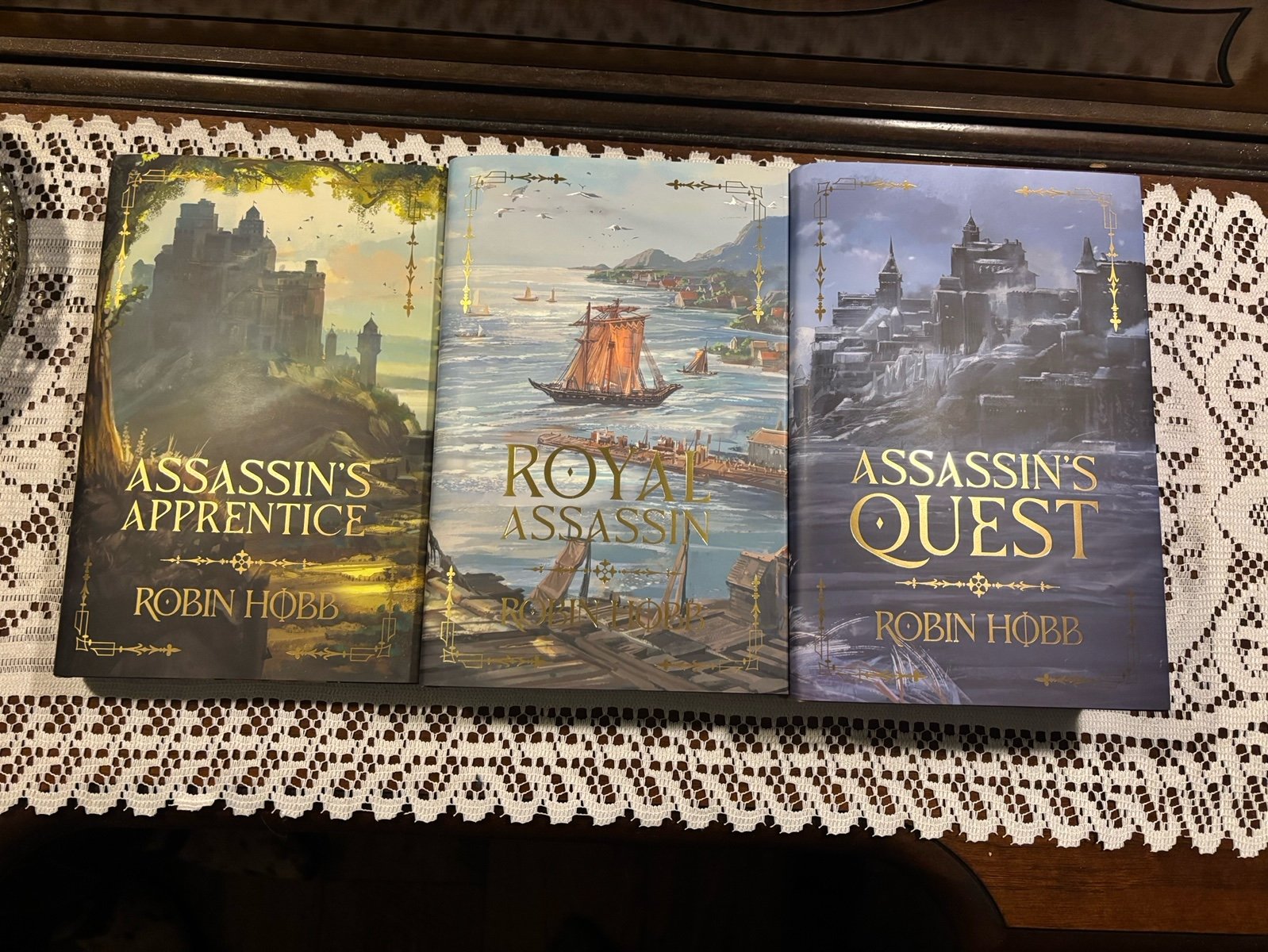 Farseer Trilogy (Assassin’s Apprentice) by Robin Hobb Illumicrate Edition