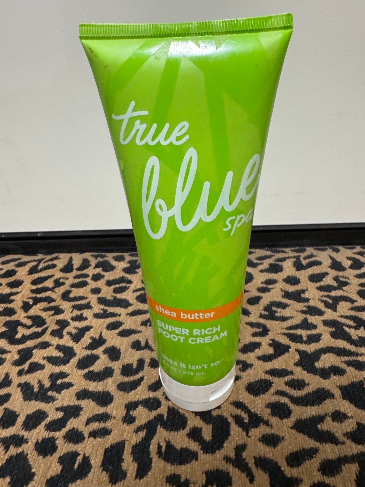 Bath & Body Works True Blue Spa Shea Butter Super Rich Foot Cream 8 Fl Oz