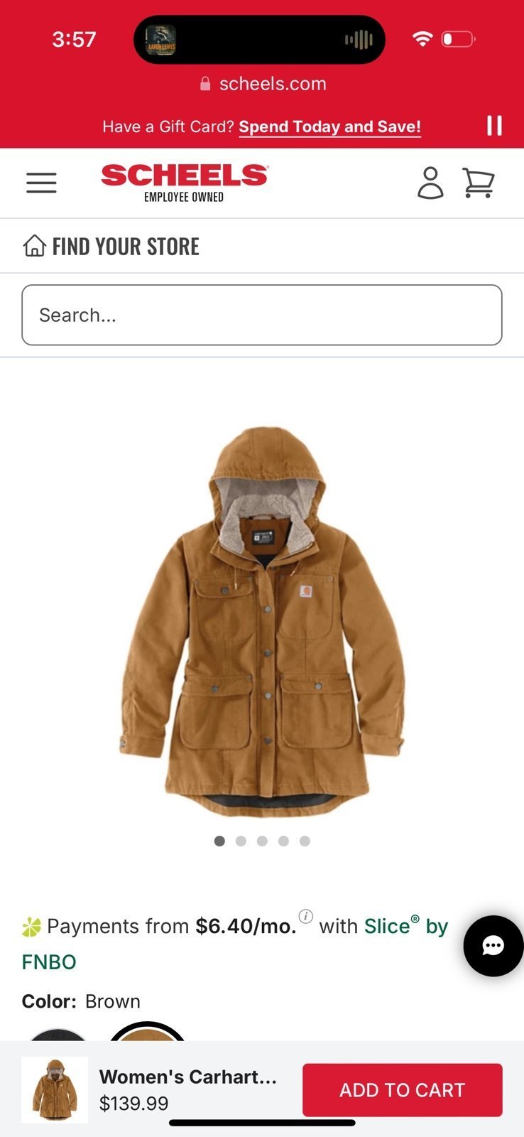 Carhartt women’s barn coat - oversized brand new with tags. Super heavy and warm