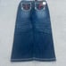 Y2K baggy Southpole style ablanche jeans
