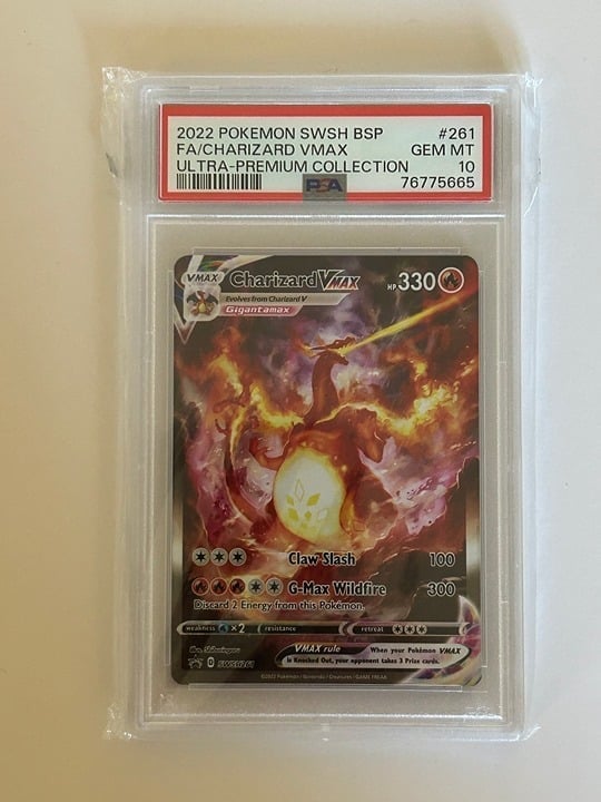 Charizard VMAX SWSH261 Sword & Shield Black Star Promo PSA 10
