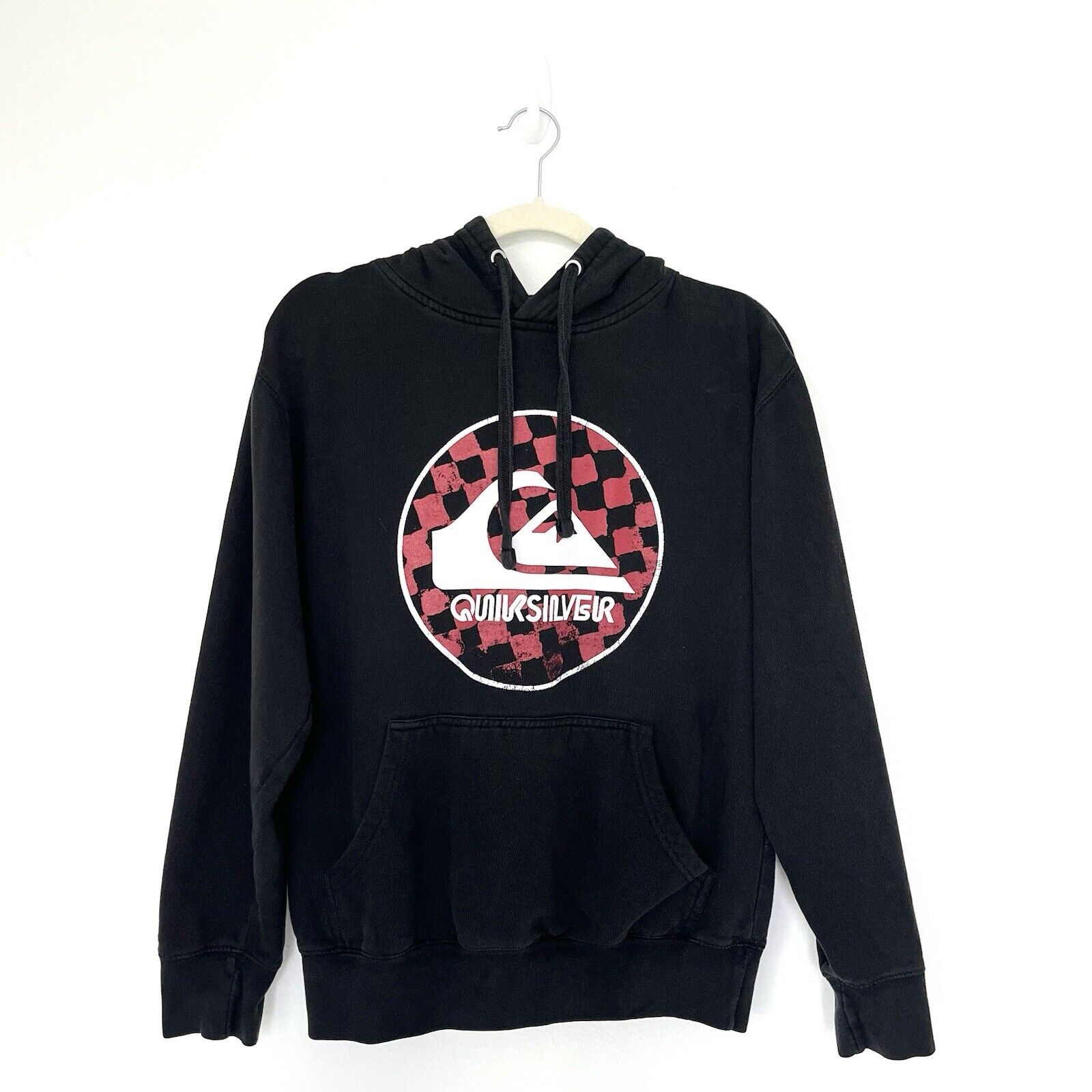 Quicksilver Vintage Hoodie Men’s small 90s Surf Skate Y2K Cyber Goth Grunge