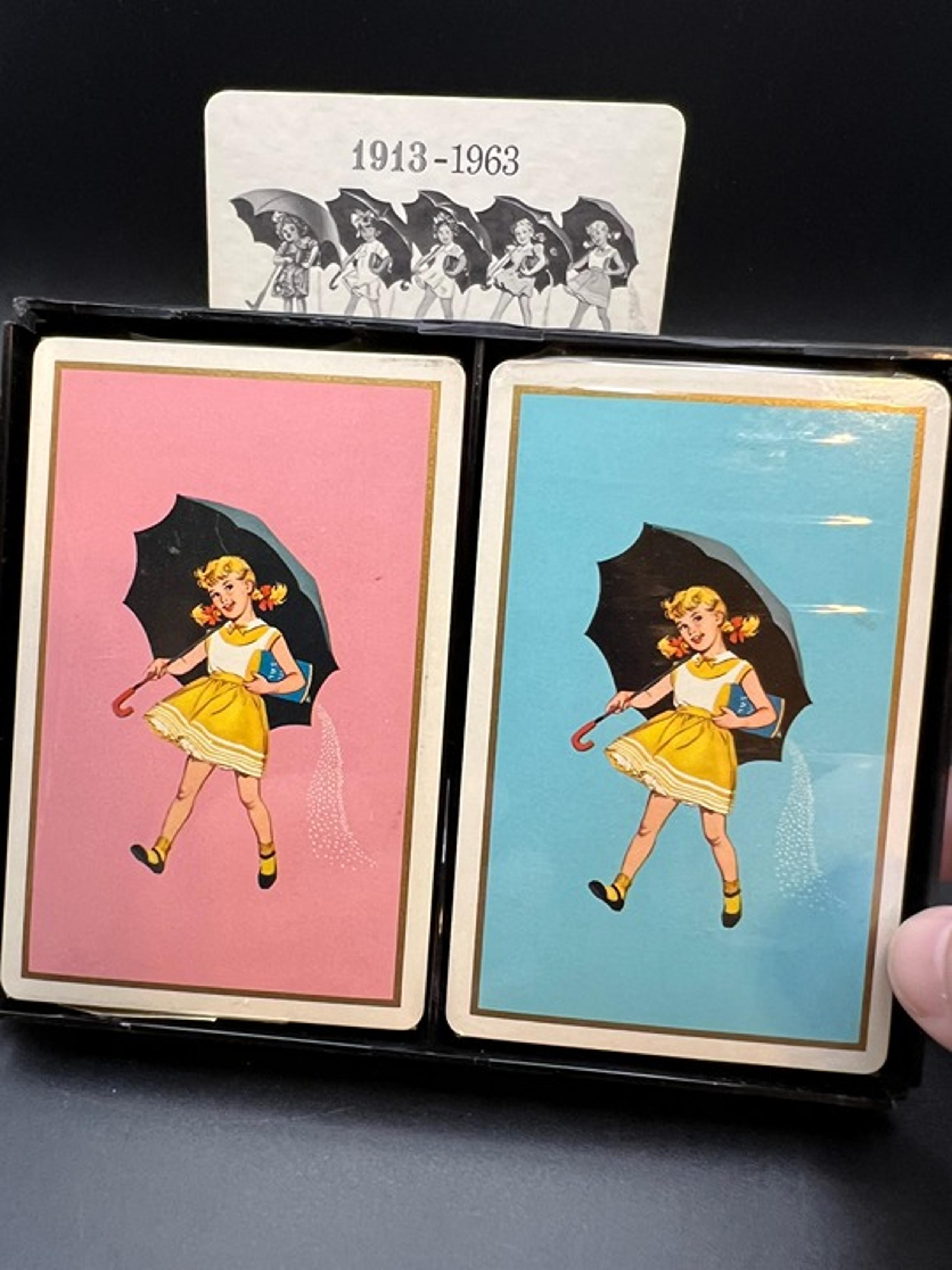 2 Deck Set of Morton Salt Playing cards Sealed in original Box