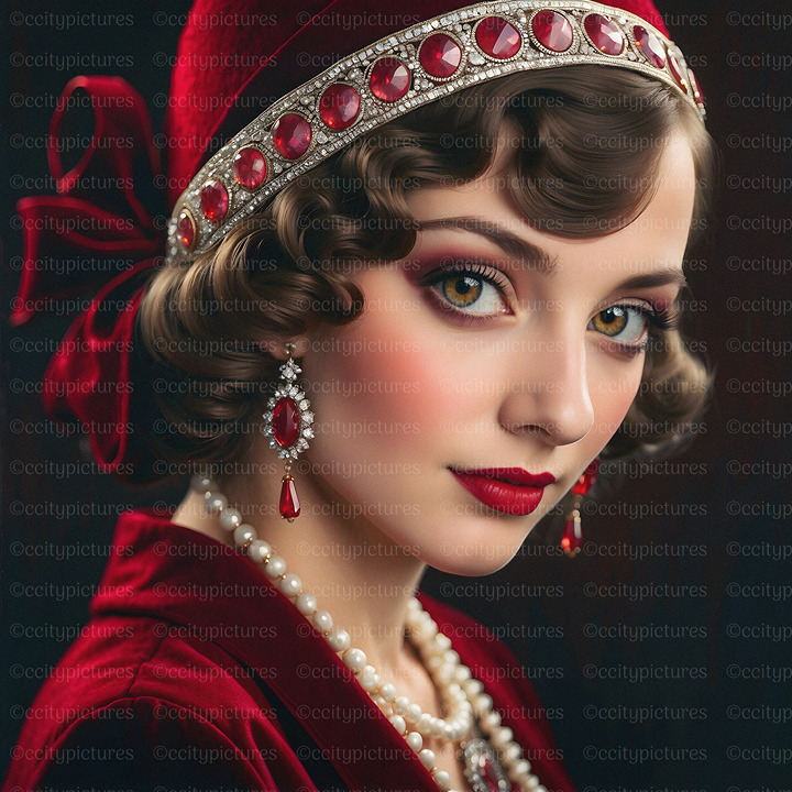 Fine Art Giclee Print, Portrait of a Woman #24-0221