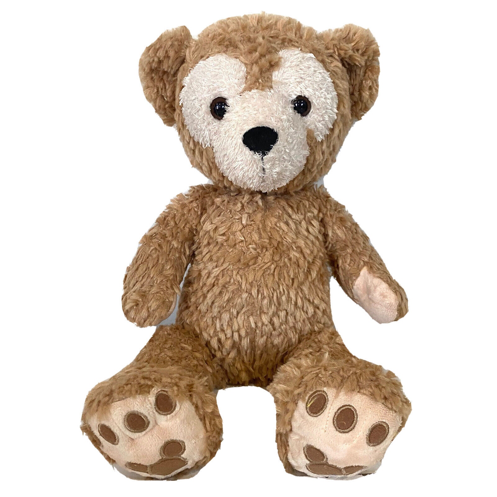 Duffy the Disney Bear Plush Hidden Mickey Stuffed Animal Disney Parks Tan 17”
