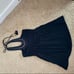 JUICY COUTURE BLACK TASSEL CROCHET HALTER TOP M