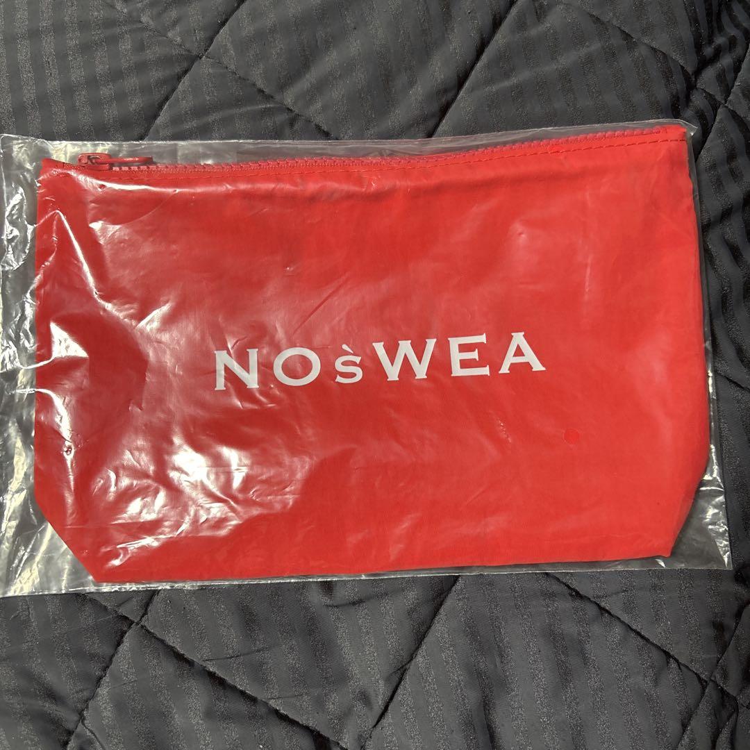 入荷通知 アプリ おすすめ NOsWEA (red) pouch logo ミュージシャン