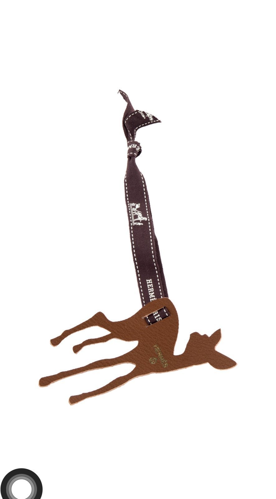 Hermes Chevre Mysore Deer Ribbon Charm