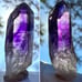 GEM Brandberg Disco Amethyst Crystal Namibia Phantom Rare Purple Zoned Hematite