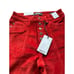 Judy Blue Women's High Rise Button Fly Red Corduroy Ankle Pants Size 1/25