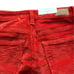 Judy Blue Women's High Rise Button Fly Red Corduroy Ankle Pants Size 1/25