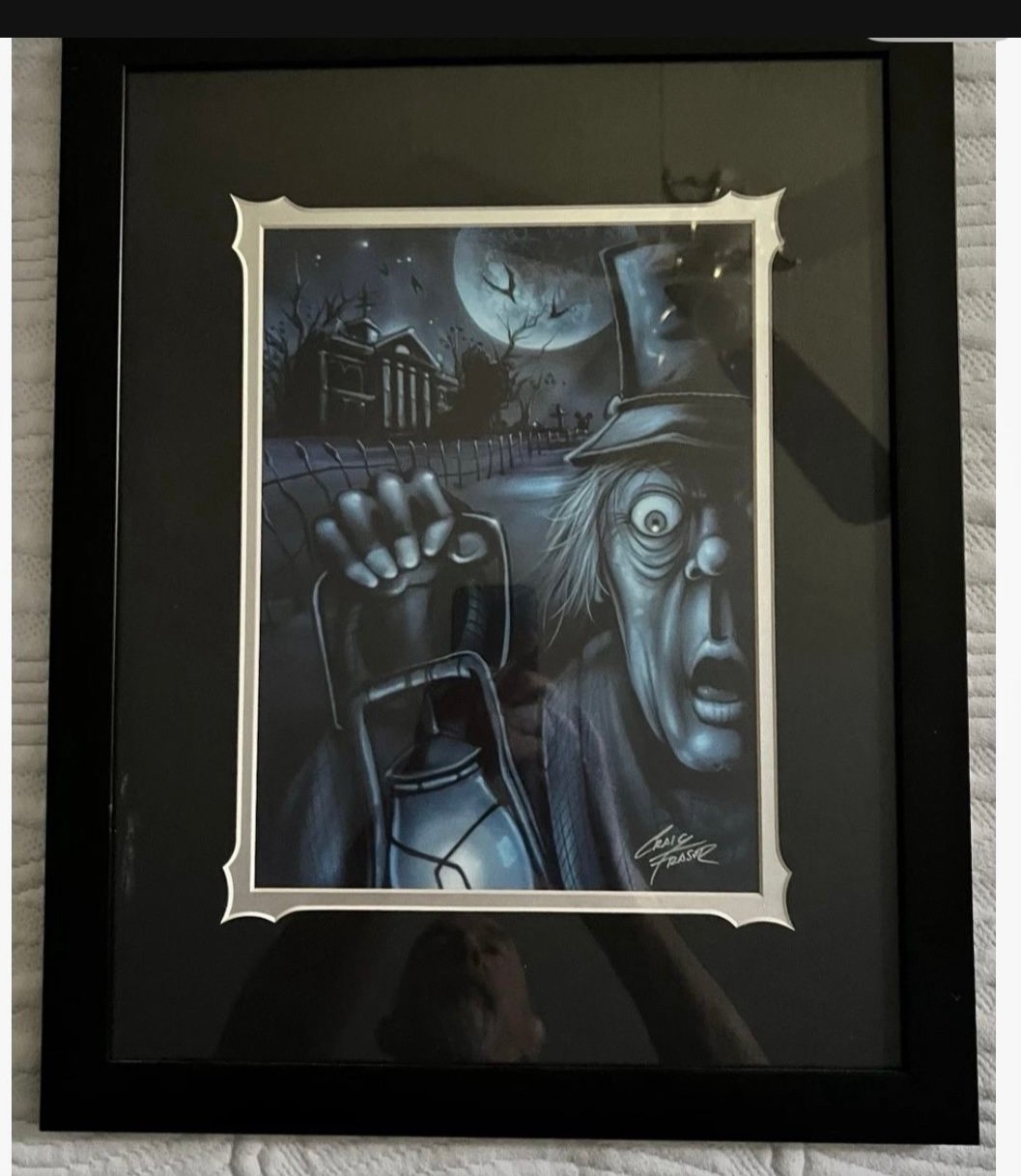 Disneys Haunted Mansion Limited Signed 7/8 print