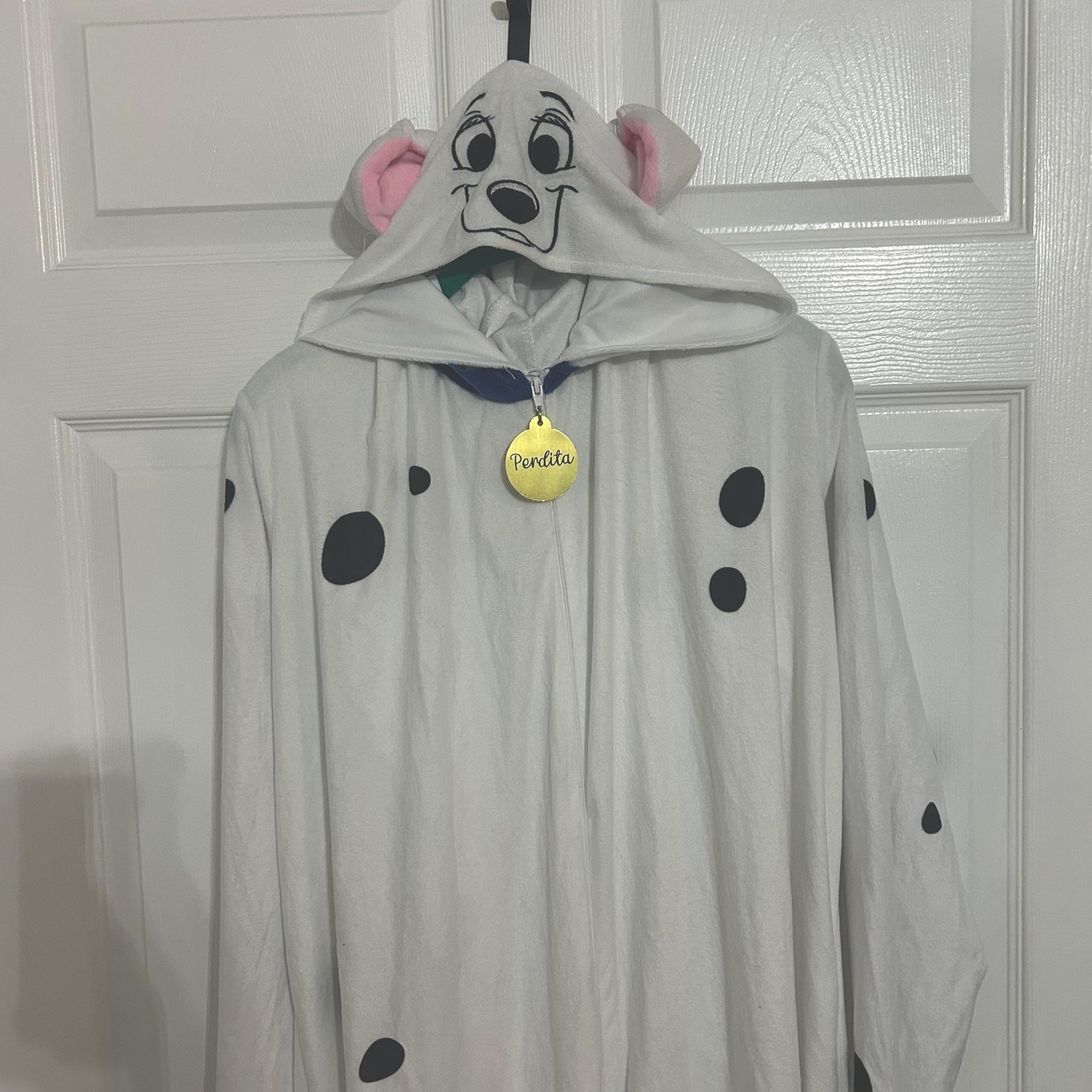 Disney Halloween Adult 101 Dalmatian Dog Costume Size XL