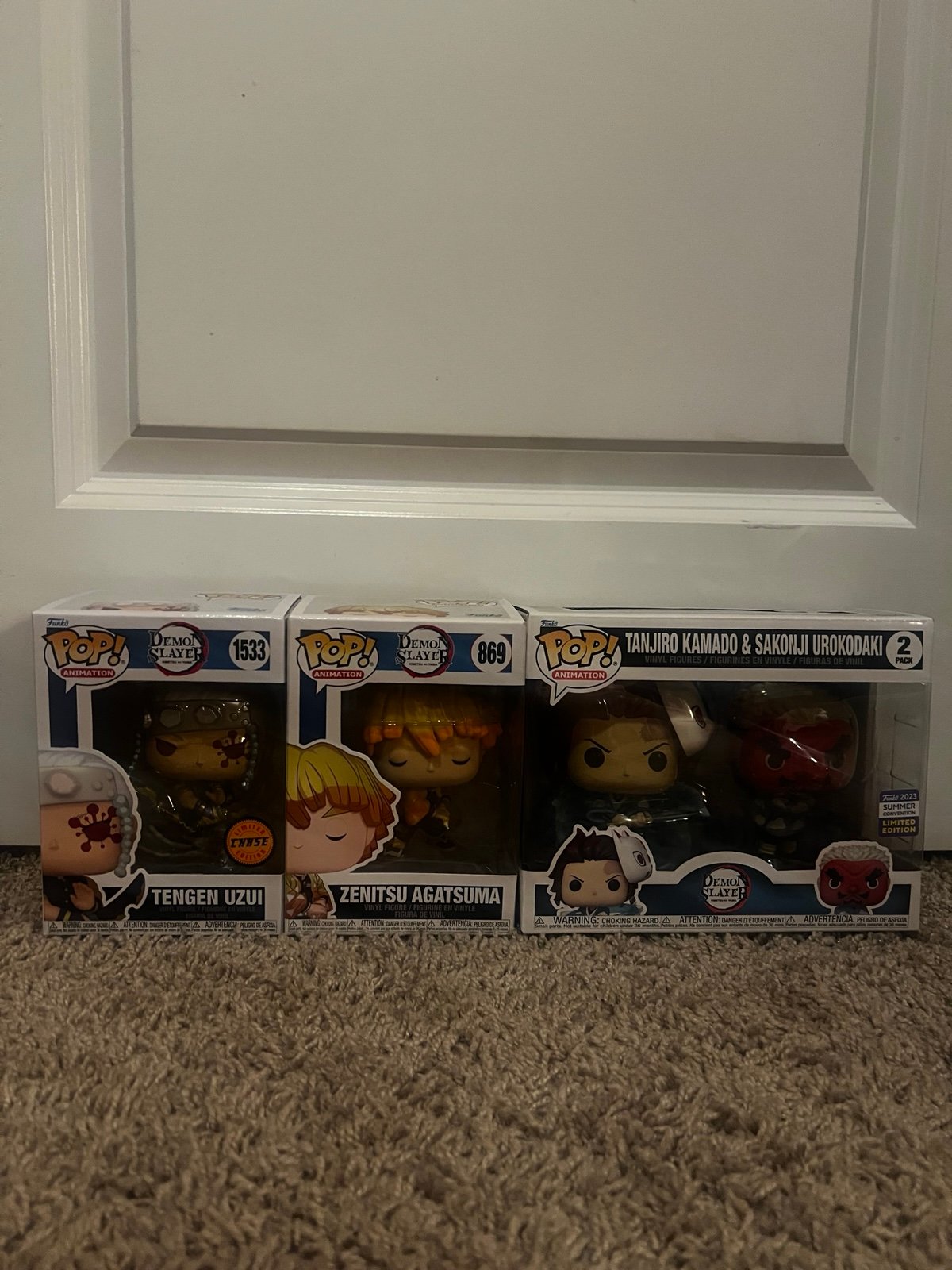 Demon Slayer Funko Pop Lot of 4