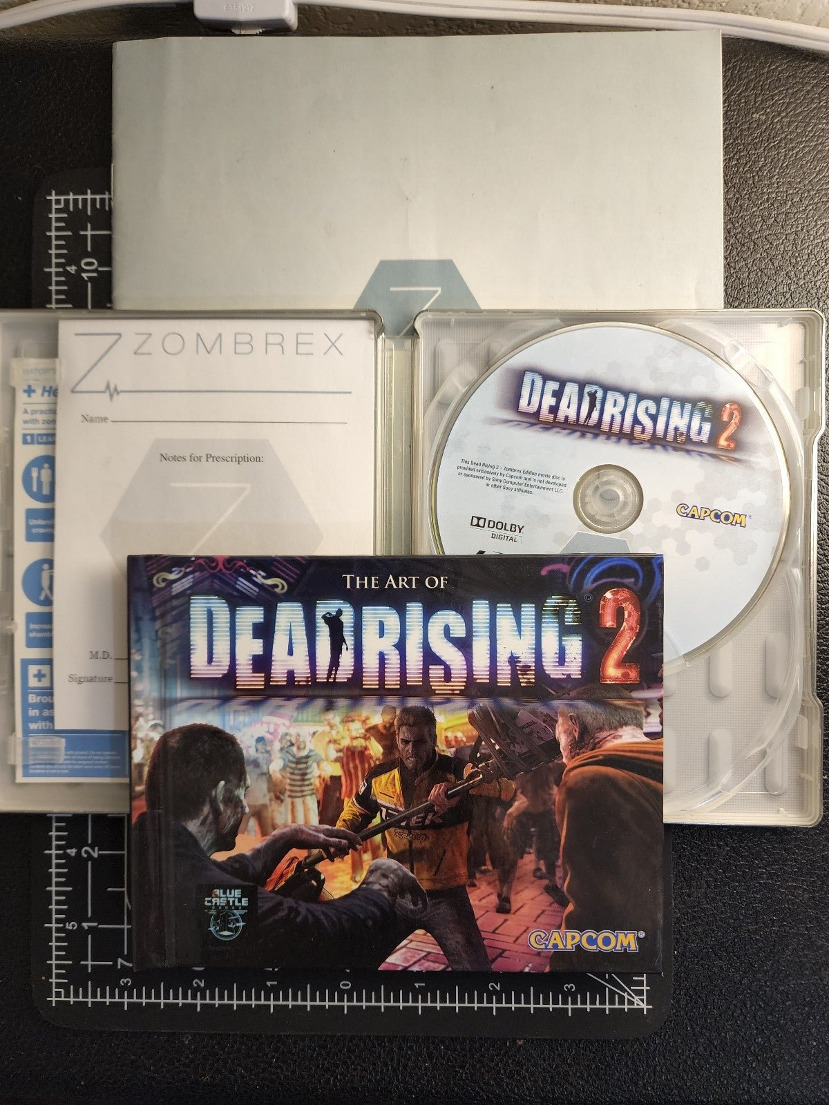 DeadRising 2 art book, steelcase, bonus disk+extras