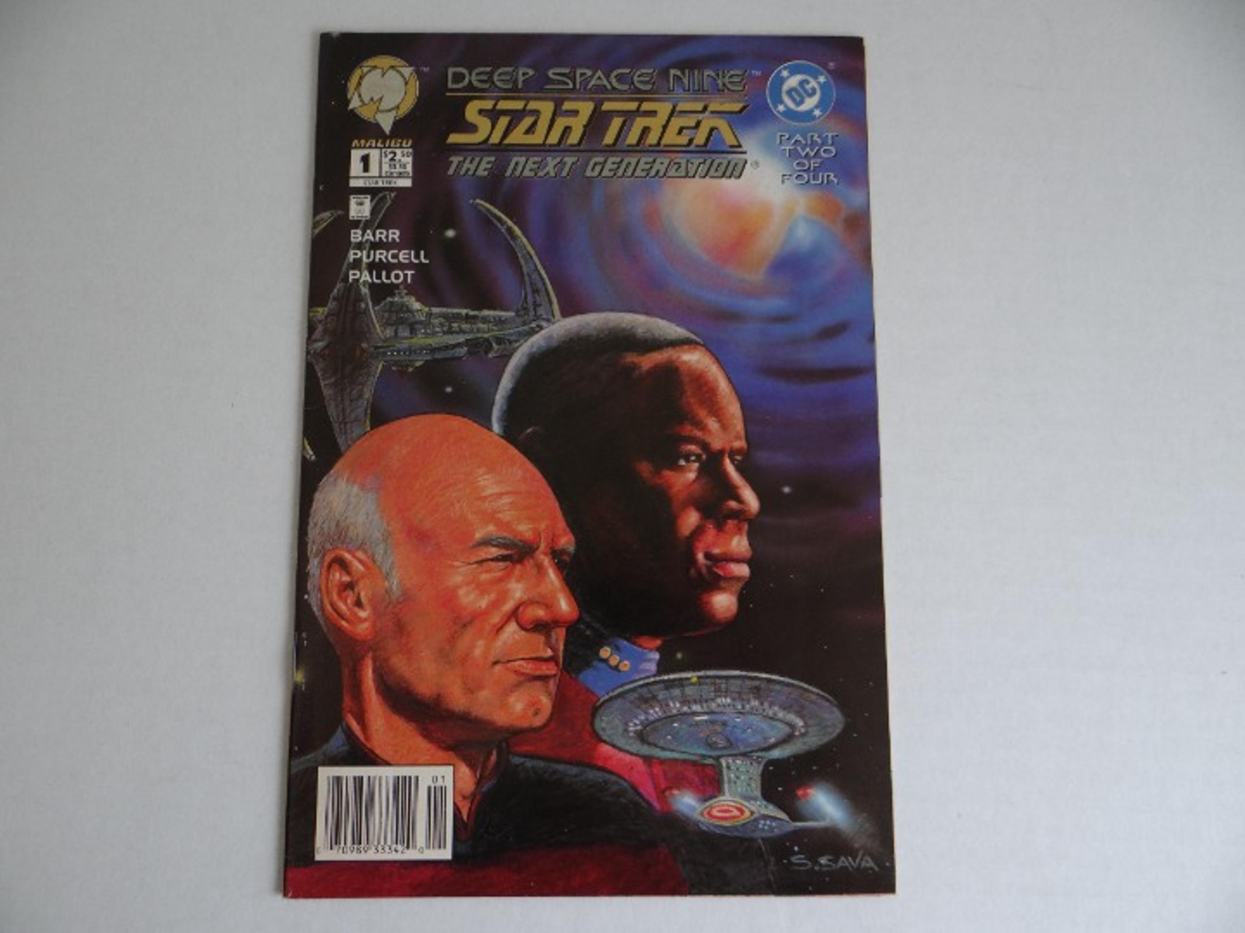 STAR TREK: THE NEXT GENERATION: DEEP SPACE NINE #1 DC COMIC BOOK Y1994