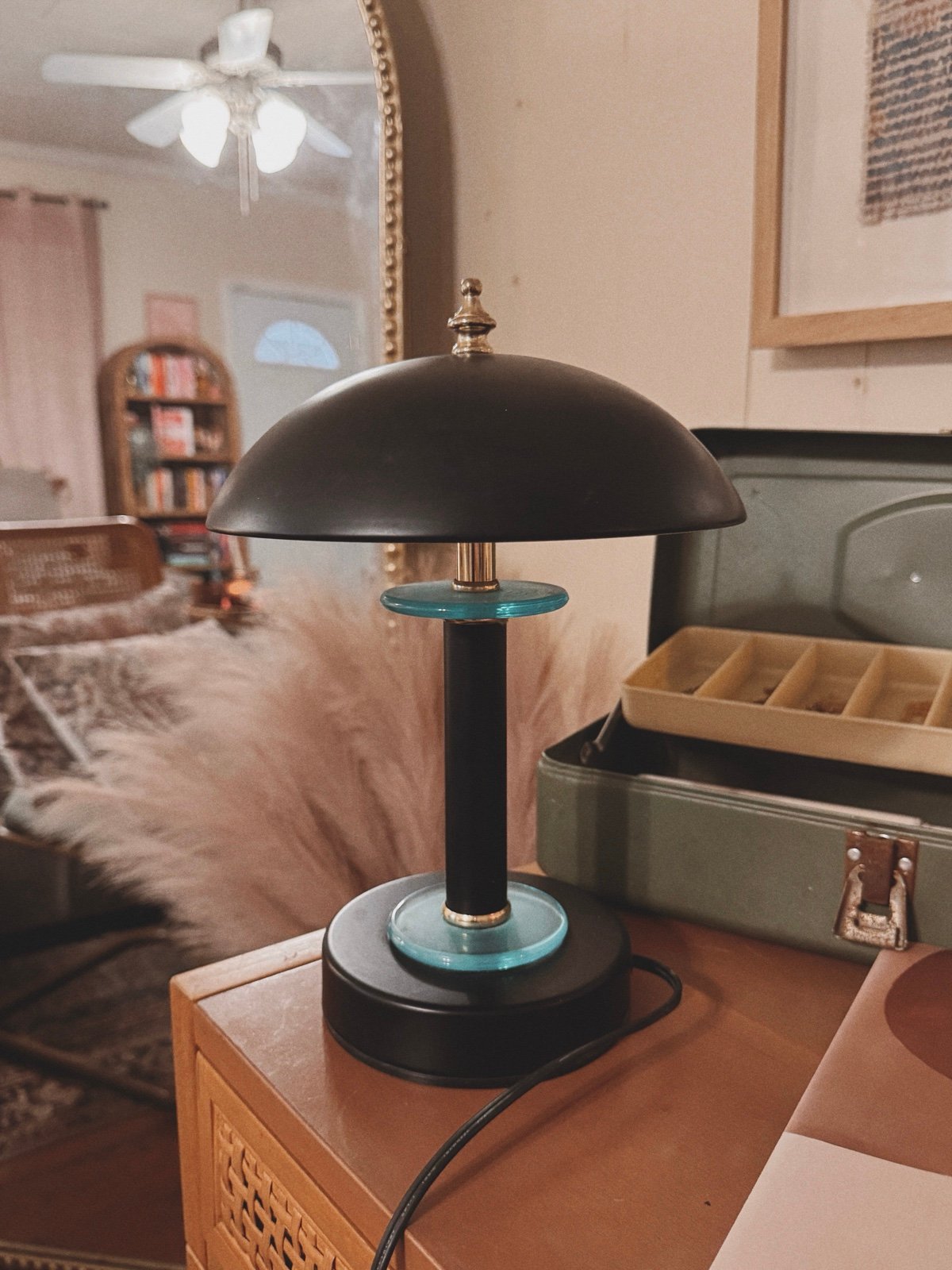 Vintage Mushroom Touch Lamp