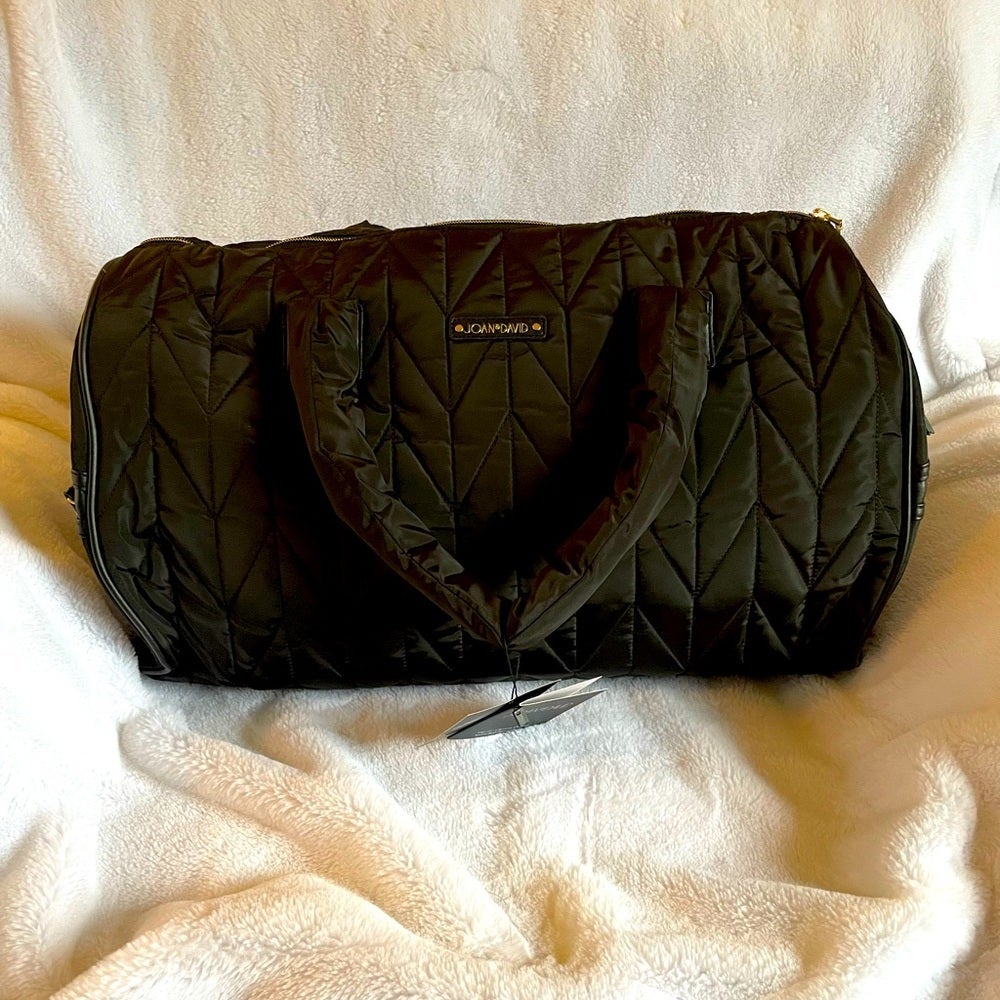 NWT Joan & David color black travel bag