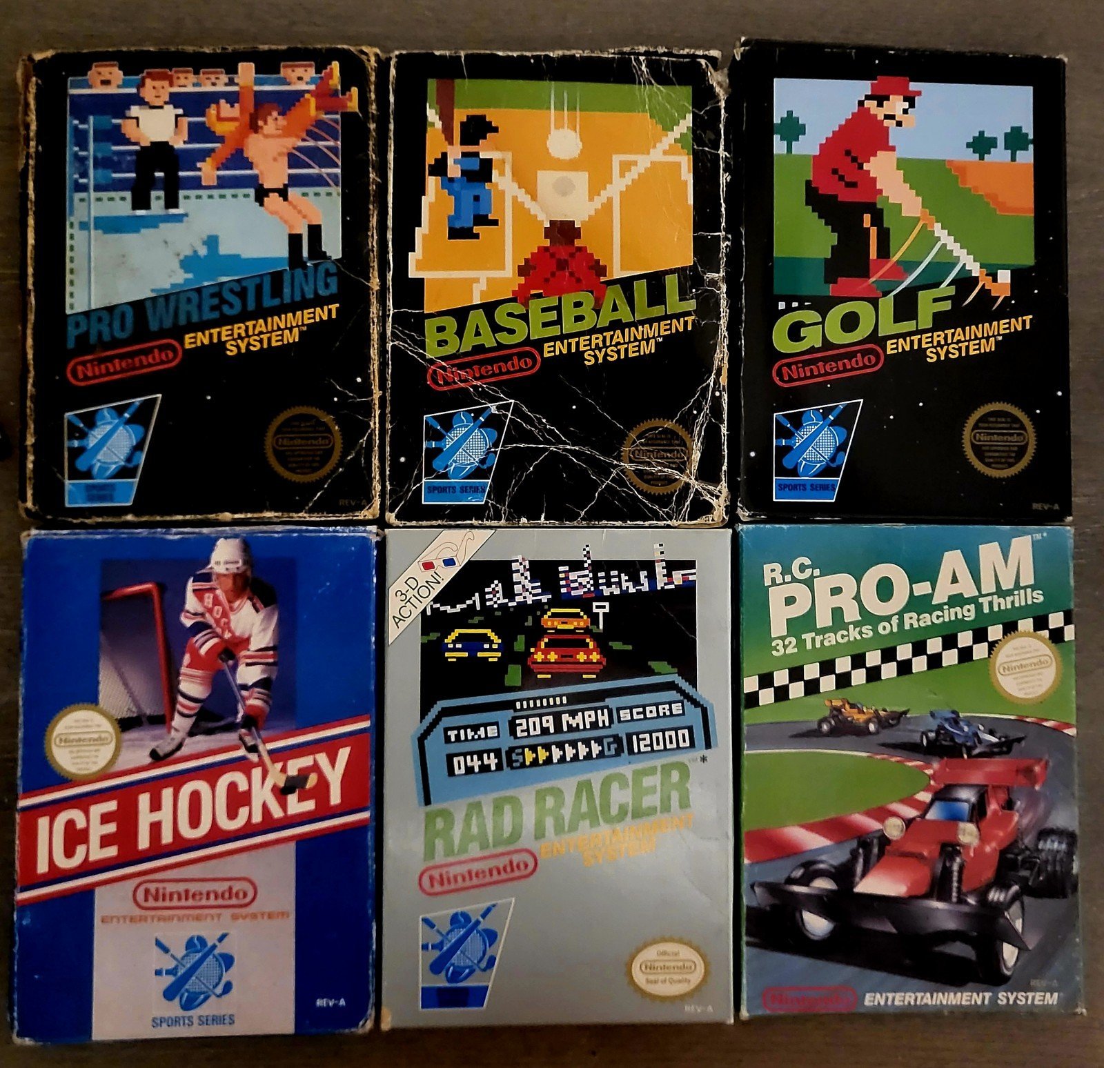 NES Nintendo Classic Sports Games Lot CIB