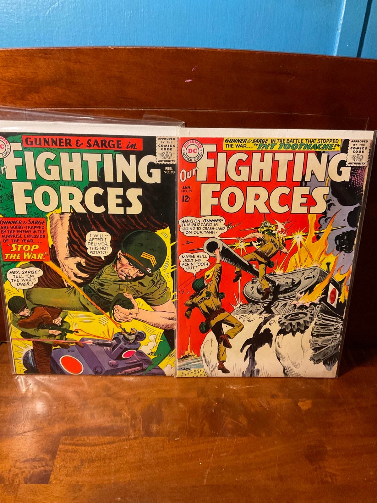 Our Fighting Forces comics lot