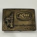 Kerr-McGee Corporation Oil Gulf Coast Region Employee Brass Belt Buckle Hit Line