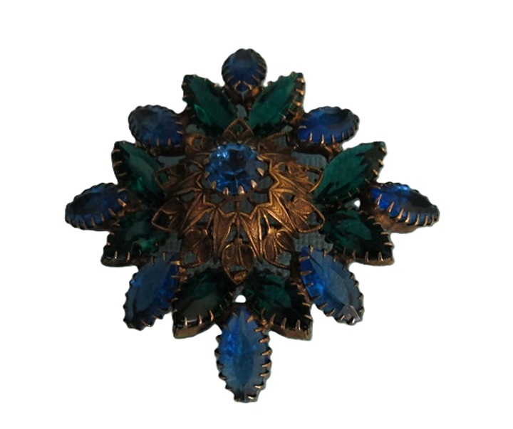 Juliana Center Dome Brooch