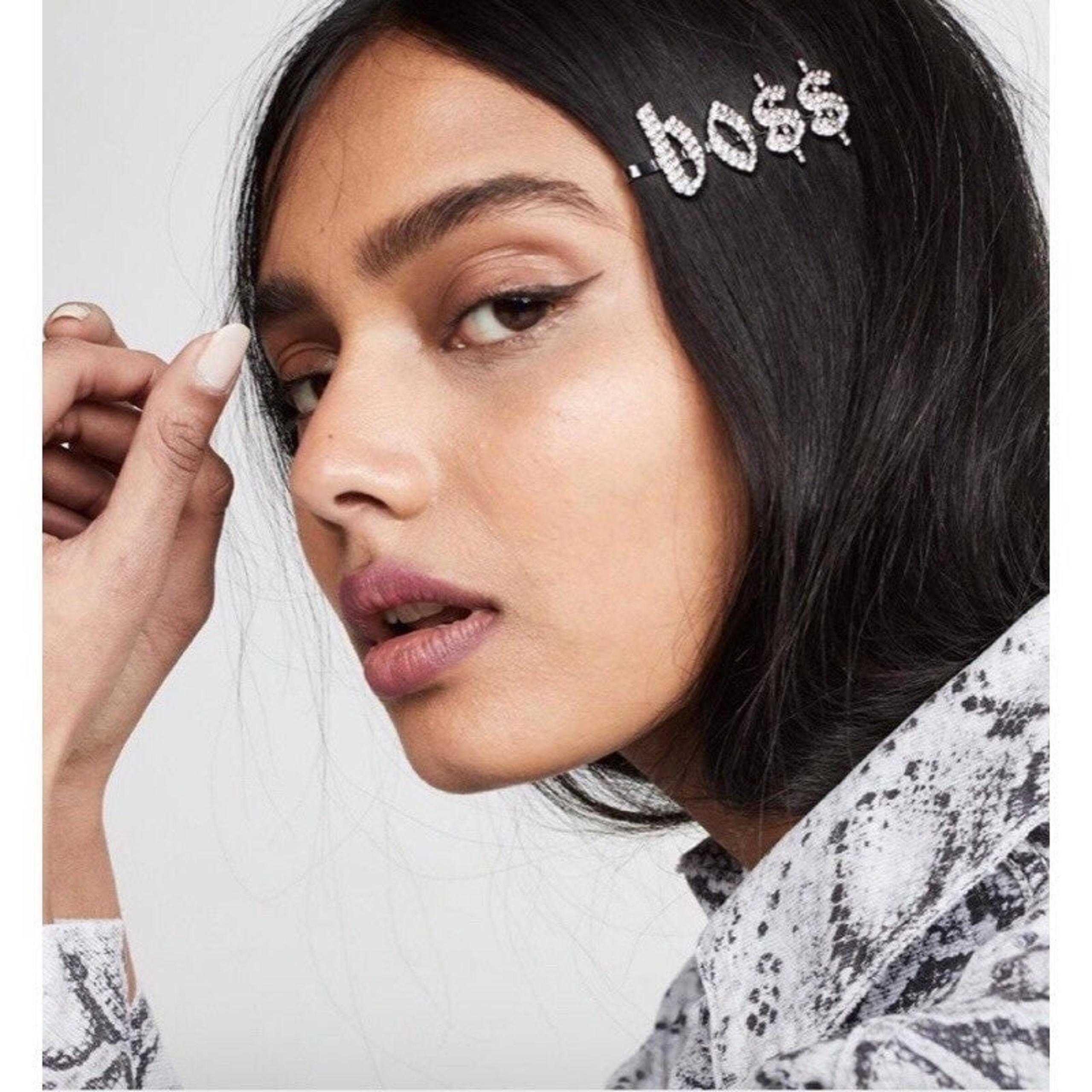 KITSCH Bo$$ Rhinestone Pin