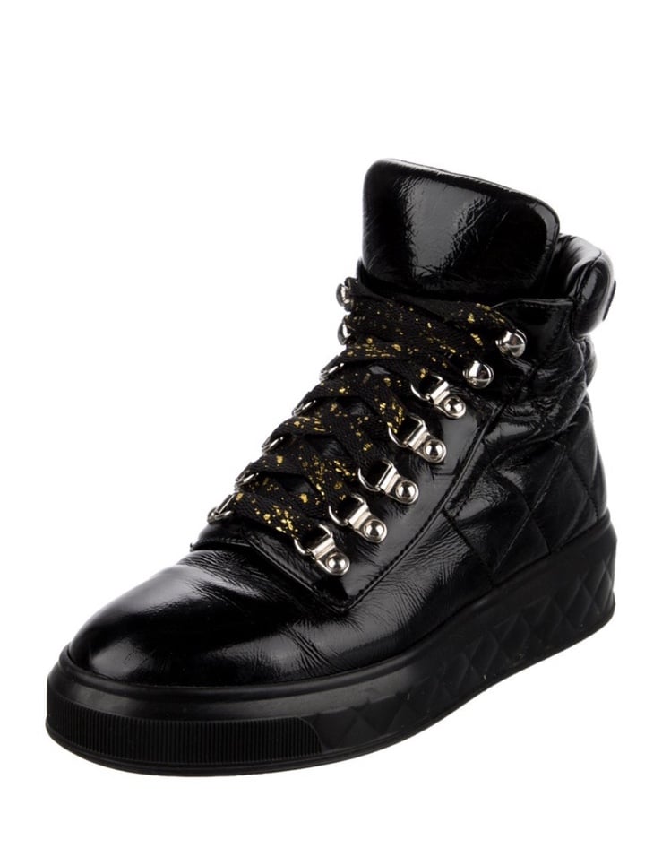 Authentic Chanel 2018 Interlocking CC Logo Sneakers